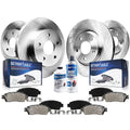 Detroit Axle - Brake Kit for 2004 2005 2006 2007 2008 Chrysler Pacifica Disc Brake Rotors Ceramic Brakes Pads Front and Rear Rep